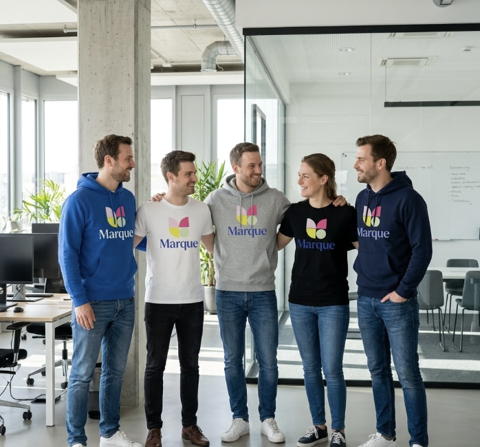 Apparel — branded t-shirts, hoodies, polos