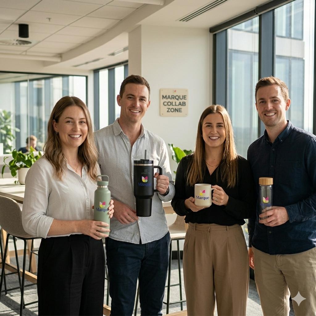 Drinkware — keep cups, bottles, mugs